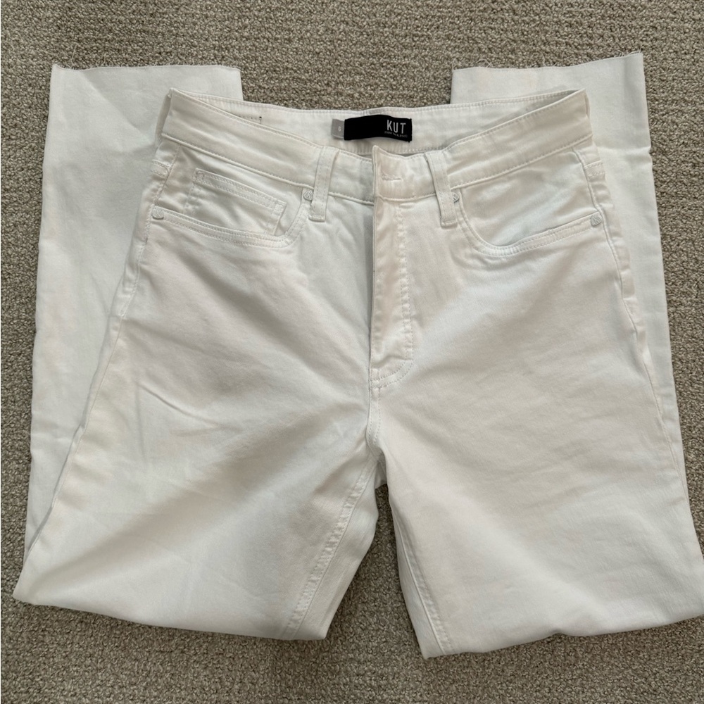 Kut from the Kloth white jeans